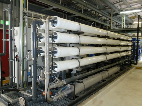 دستگاه تصفیه آب صنعتی 8000 مترمکعبی RO