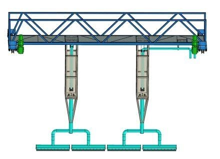 اجزا پل لجن روب رفت و برگشتی