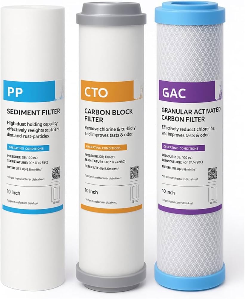 معرفی انواع فیلتر آب pp، udf و cto و وظیفه و کاربرد هر کدام در دستگاه RO